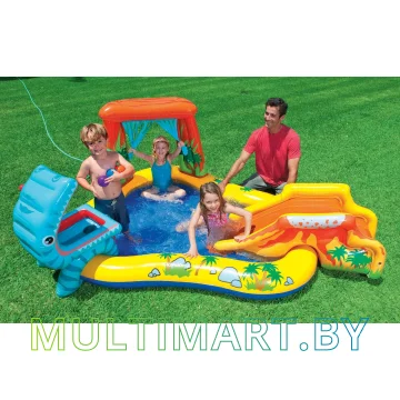 Надувной бассейн Intex Dinosaur Play Center 249x191x109 (57444) картинка 2